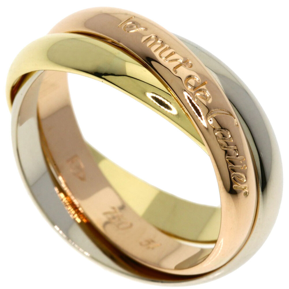 Cartier Trinity #54 Ring - 18K Yellow Gold/18K Pink White Gold Women's CARTIER